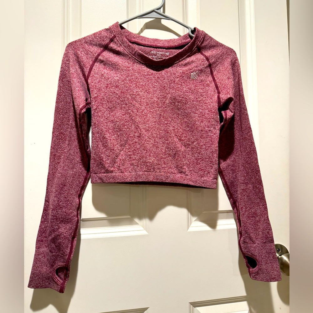 Jed North Seamless Long Sleeve Crop Top